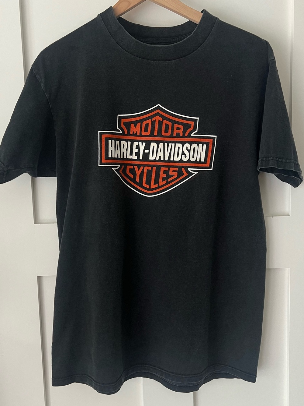 Harley-Davidson Hampton Roads Eagle T-Shirt Black Made in USA L
